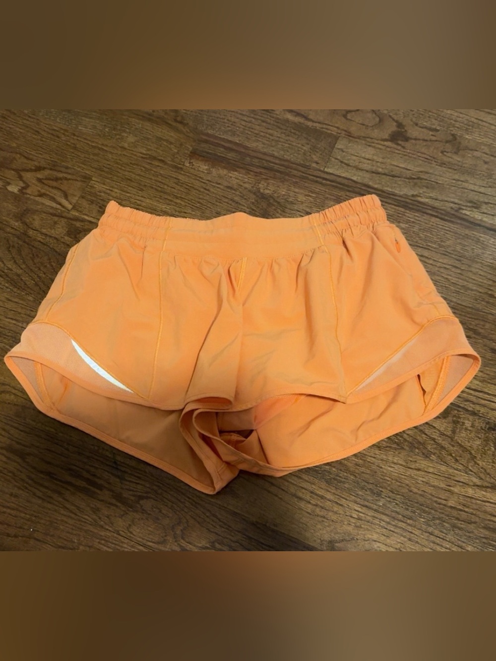 Women's Lululemon Athletica Hotty Hot Orange Shorts
